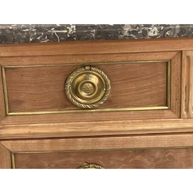 Traditional French Bleached Mahogany Directoire’ Commode For Sale - Image 3 of 6