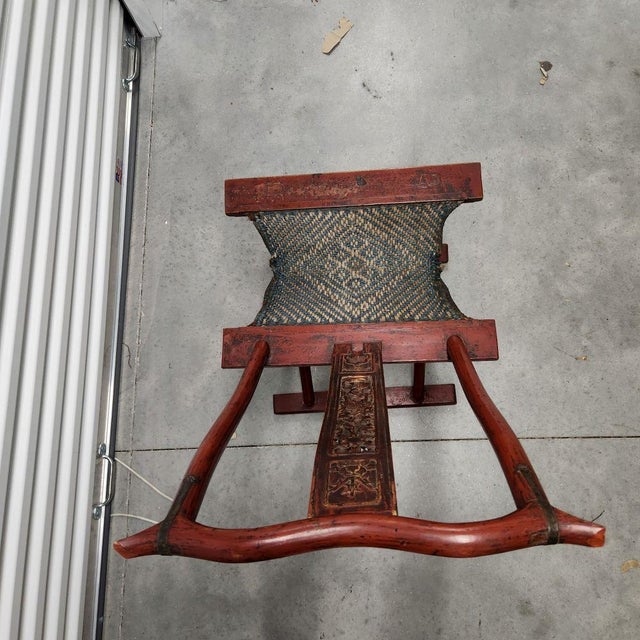 Mid 19th Century Chinese Folding Chair - Qing, Yunan Province For Sale - Image 4 of 14