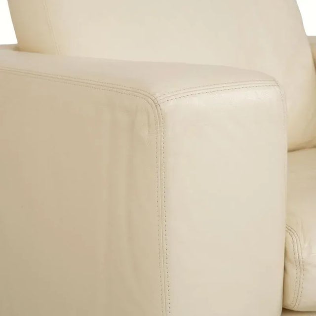 Leather Chair in Cream White from Machalke For Sale - Image 4 of 12