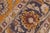 Shabby Chic Vintage 1990's Orange/Blue Wool Rug - 9'11'' X 12'6'' For Sale In New York - Image 6 of 10