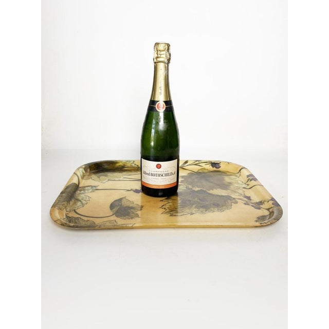 Rectangular Fiber Tray, France, 1970s For Sale - Image 4 of 10