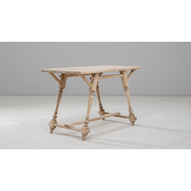 French Provincial 20th Century Austrian Alpine Wooden Console Table For Sale - Image 3 of 18