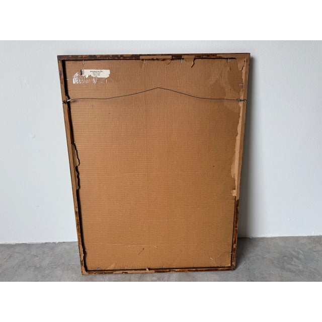 1970’s Vintage Theo Tobiasse Signed & Numbered Lithograph 121/135 – Wood Frame & Glass For Sale - Image 12 of 12