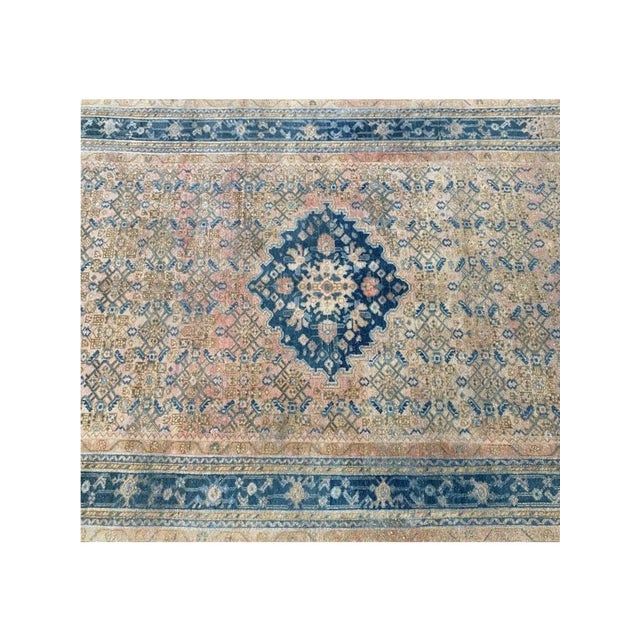 Brown 1960s Vintage Old Persian Hamedan Area Rug 5x10 For Sale - Image 8 of 8