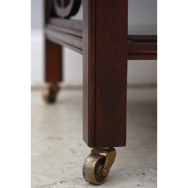 Pair of Baker Historic Charleston Mahogany 2 Drawer Servers For Sale - Image 14 of 18