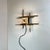 Beautiful wall or ceiling lamp in chromed metal with a block of murano glass. Designed by the italian master gaetano...