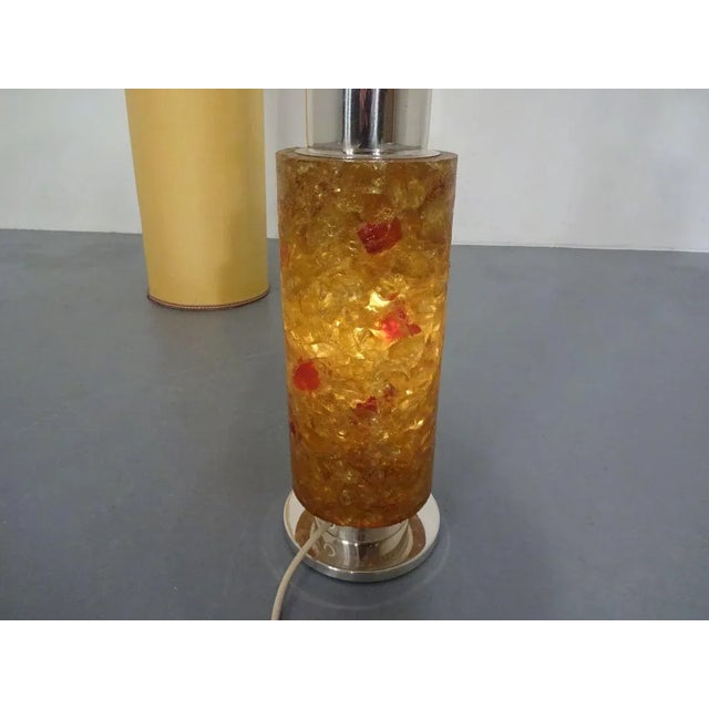 1970s Resin Amber Floor Lamp from Kaiser Leuchten, 1970s For Sale - Image 5 of 18