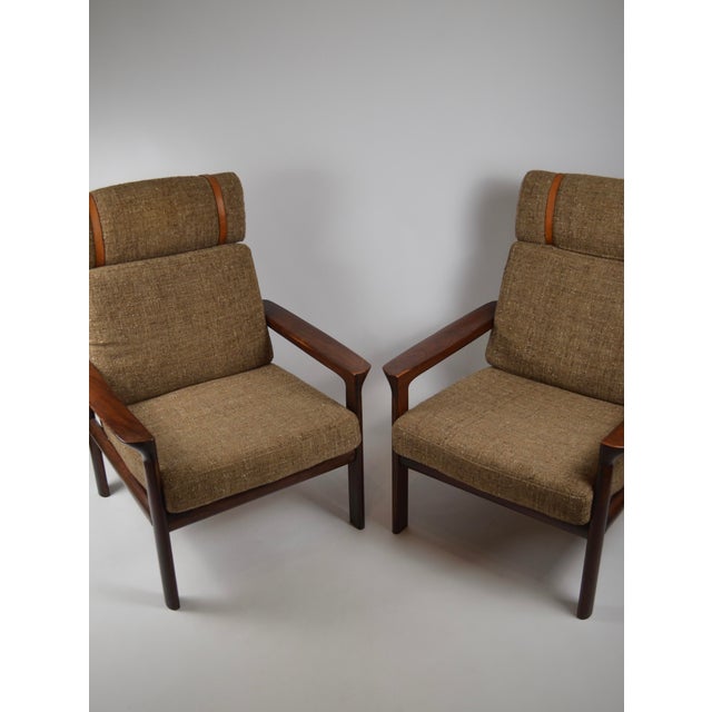 Borneo Lounge Chairs in Teak by Sven Ellekaer for Komfort, 1960s, Set of 2 For Sale - Image 15 of 18