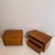 Brown Mid-Century Italian Walnut Bedside Tables with Drawers, 1960s, Set of 2 For Sale - Image 8 of 11