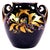 Antique Cobalt Blue Porcelain Twin-Handled Parrot Vase from Fraureuth, 1920s For Sale - Image 15 of 15