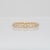 Minimalist Diamond Band: Solid 14k Gold – Star Set Round Diamonds, Fine Jewelry, Size 6.75 For Sale - Image 4 of 6