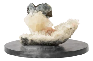 Celestite, Calcite, and Quartz Crystal Specimen