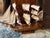 Vintage Handcrafted Wooden HMS Victory Model Ship For Sale - Image 11 of 16