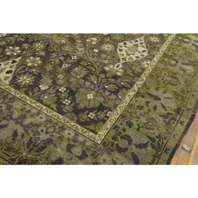 Early 20th Century N. Indian Agra Carpet ( 9'6" x 11'8" - 290 x 355 ) For Sale - Image 12 of 12