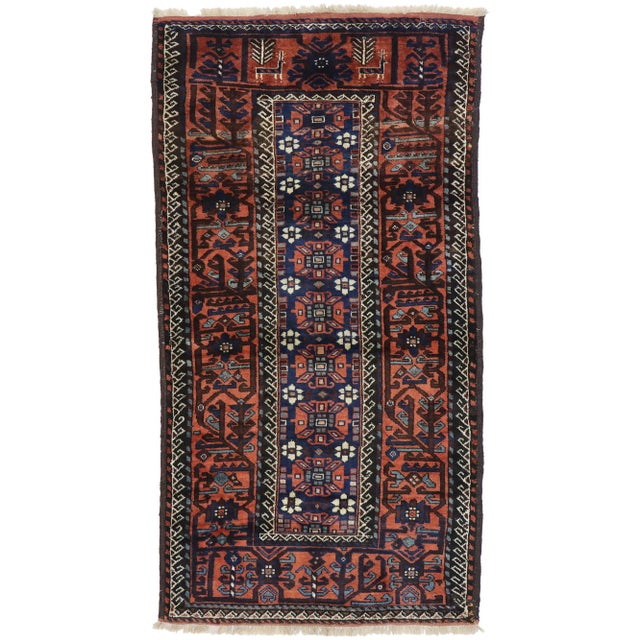 Antique Azerbaijan Rug - 04'03 X 07'11 For Sale - Image 9 of 9