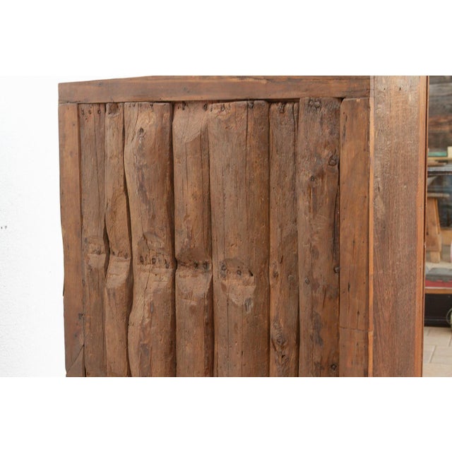 19th Century Carved Medallion Slim Cabinet For Sale - Image 10 of 12