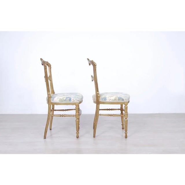 Set of Gilt Chairs, 1800s For Sale - Image 3 of 10