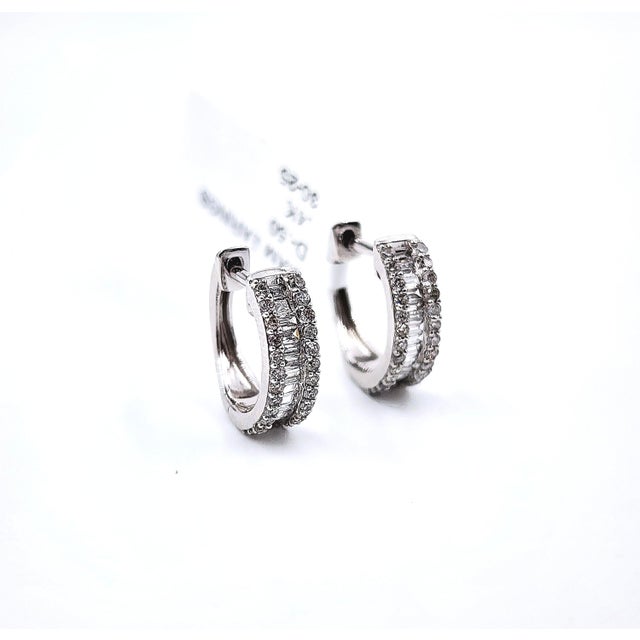 0.50 Ct Diamond Huggies - 2 Pieces For Sale - Image 9 of 9