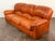Vintage 1970's Italian Leather Sofa For Sale - Image 4 of 13
