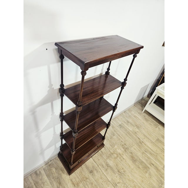 20th Century Classic Mahogany Shelf, England For Sale - Image 5 of 18
