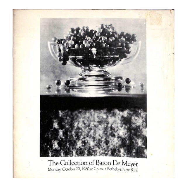 The Collection of Baron De Meyer - October 20, 1980 Sotheby's New York For Sale