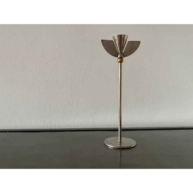 Postmodern Sculptural Candleholder, 1980s For Sale - Image 6 of 16