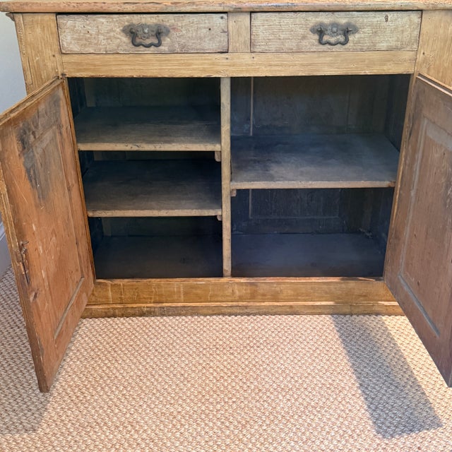 French Antique Pine Chest For Sale - Image 3 of 8