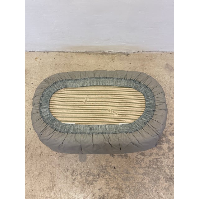 Michel Ducaroy Brigantin Leather Ottoman or Footstool for Ligne Roset, 1970s For Sale - Image 11 of 12