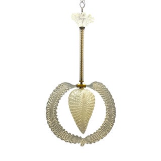 Murano Glass Pendant from Ercole Barovier, Italy, 1950s For Sale