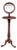 19th-Century Victorian Mahogany Mirrored Shaving Stand For Sale