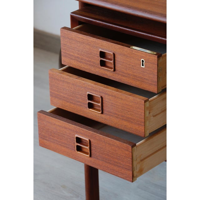 Danish Office in Teak by Erik Brouer, 1960s For Sale - Image 12 of 17