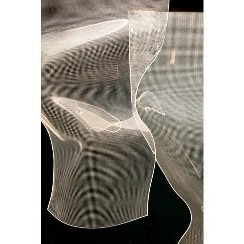 Golden Anodised Gweilo Zhou v Pe Suspension Lamp by Partisans for Parachilna For Sale - Image 4 of 9