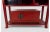 Vintage Red Lacquered Wood Sideboard For Sale - Image 10 of 11