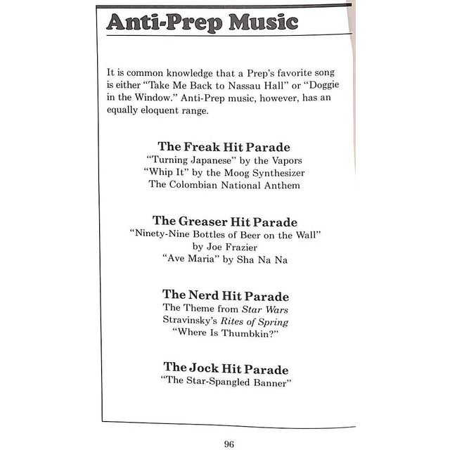 "The I-Hate-Preppies-Handbook: A Guide to the Worst of Us" 1981 Schoenstein, Ralph For Sale - Image 10 of 12