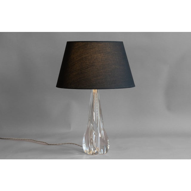 Mid-Century Modern Table Lamp from Crystal Ile De France, 1950s For Sale - Image 3 of 9