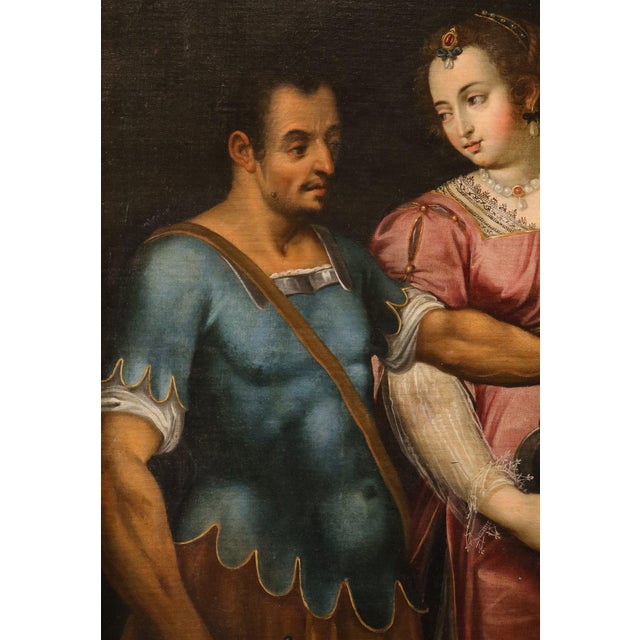 Bernardino Campi, Salome with the Head of Battista Campi, 1580, Oil on Canvas For Sale - Image 3 of 15