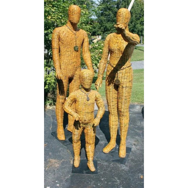 Rolled Newspaper Family by Fernandez For Sale - Image 4 of 11