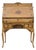 19th Century Antique Yellow Painted Victorian Ladies Slant Front Oak Secretary Desk For Sale