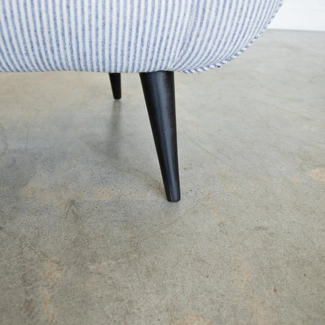 Pair of 1960's Italian Upholstered Armchairs For Sale - Image 12 of 12