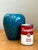 Mid-Century Modern Vintage Glazed Ceramic Vase For Sale - Image 3 of 12