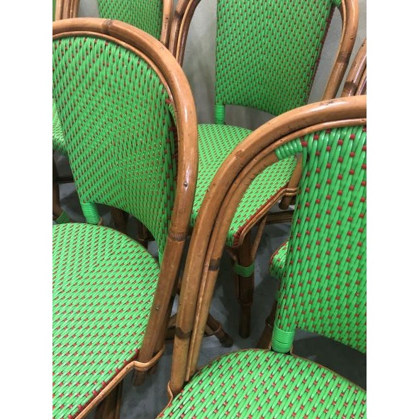 20th Century French Bistro Chairs, Set of 8 Chairish