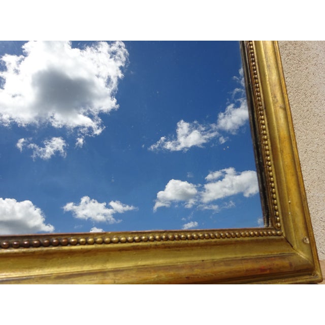 Louis Philippe Beech Gilt Mirror, 1850s For Sale - Image 13 of 16