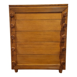 Button Down Dresser, Cerused Oak, Bunny Williams Home For Sale