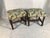 This elegant pair of French Baroque-style tabouret (stools) showcases the graceful curves and refined craftsmanship...