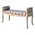 Vintage Louis XV Striped Bench For Sale
