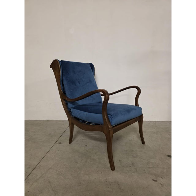 Armchair attributed to Gigiotti Zanini, 1930s For Sale - Image 6 of 11
