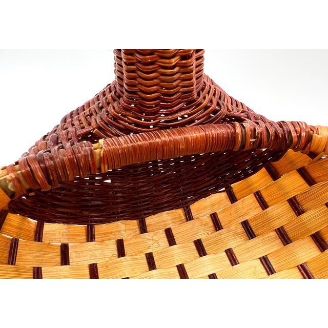 Vintage Wicker Duck Basket – Sculptural Goose Basket – Boho, Coastal, Cottagecore For Sale - Image 13 of 14