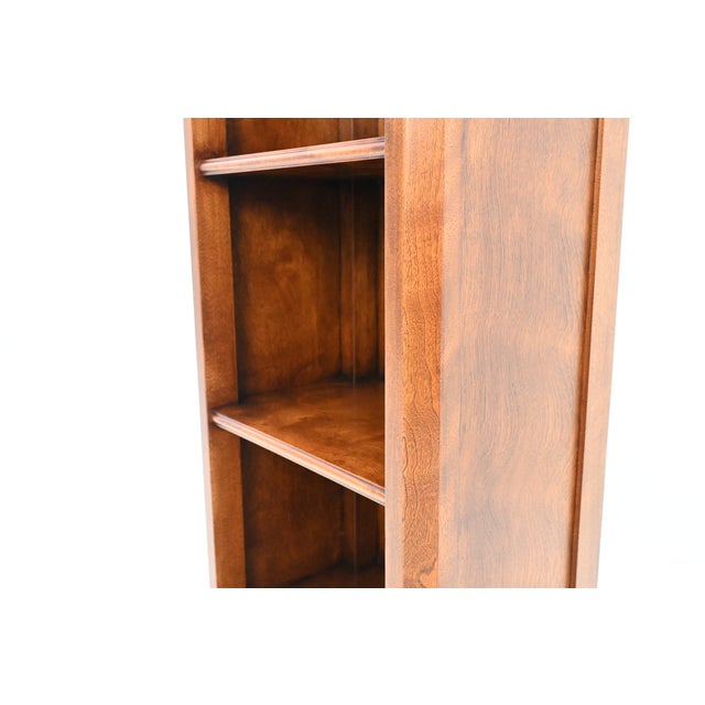 Stickley Brothers “Quaint” Cherry Bookcases, Grand Rapids, Circa 1920s, a Pair | Newly Refinished For Sale - Image 10 of 17