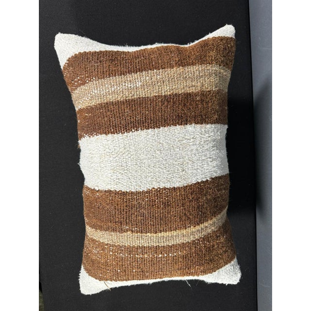 Turkish Hemp Pillow Cushion Natural Beige Brown Pillow Cushion Cover 16" x 24" #30064 Enhance your home decor with our...