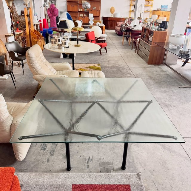 1980s Ponte Dacqua Dining Table by Laura De Lorenzi and Stefano Stefani for Pallucco, 1980s For Sale - Image 5 of 11